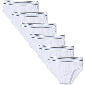 Navigare 13023 onderbroek voor kinderen, 6 stuks - wit - TG 6 ANNI 7/8 H. 118/124