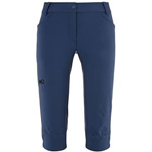 Millet - Trekker Stretch 3/4 Pant II W - shorts voor dames - ademend - wandelen, trekking, lifestyle - blauw
