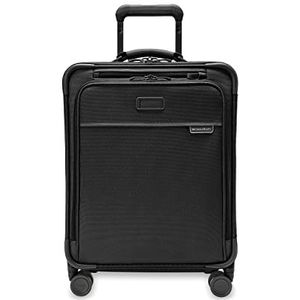 Briggs & Riley Uitbreidbare koffer met 4 wielen, Zwart, Carry-On 53.3cm, Wereldwijde handbagage