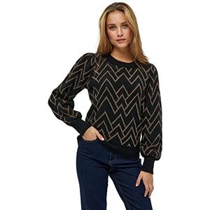 Peppercorn Dames Haddison Pullover Sweater, 9000 Zwart, XXL
