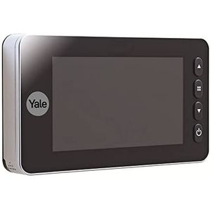 Yale Digitale Deurspion DDV 5800-45-5800-1443-00-60-01 - Met Opnamefunctie - Geïntegreerde Deurbel - Live Viewing - Bewegingsdetectie - Nachtzicht - Zilver