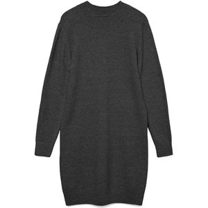 VERO MODA - VMBoom - Gebreide Jurk - Donkergrijs - Knielengte