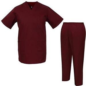 MISEMIYA Unisex jas en broek sanitair-uniformen sanitair 8178