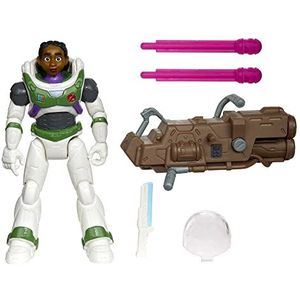 Disney en Pixar Lightyear Klaar voor de Missie Izzy Hawthorne Figuur met laserzwaard en accessoires, 12 beweegbare gewrichten, speelgoed voor kinderen vanaf 4 jaar, HHJ88