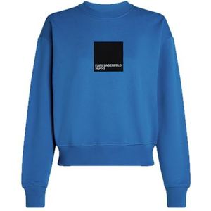 Karl Lagerfeld - KLJ Box Logo Sweat - Blauw - Dames