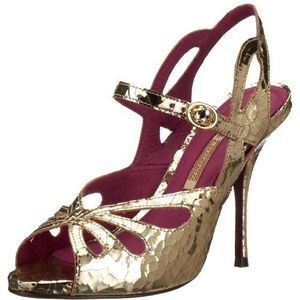 Buffalo 11899-519, damessandalen/fashion sandalen, Goud Platina01, 37 EU