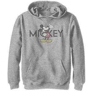 Disney Vintage Mickey Hoodie voor jongens, Atletische Heide, S