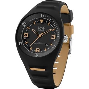 Ice-Watch - P. Leclercq Black beige - Zwart herenhorloge met siliconen amrband - 018947 (Medium)