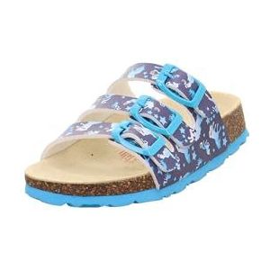 Superfit Pantoffels met voetbed voor meisjes, Blauw 8080, 40 EU