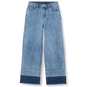 NAME IT Nlfbigletizza Dnm Hw Wide Pant - Jeans Meisjes, Blauw (medium blue denim), 152