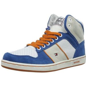 Tommy Hilfiger Cooper 2C FB56817148 jongenssneakers, Blue Faience White Burnt Orange 952, 39 EU