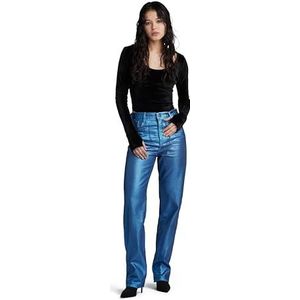 G-STAR RAW Dames Deep Scoop Slim Body Lange Mouwen Tops, Zwart (Dk Black D23789-d422-6484), M