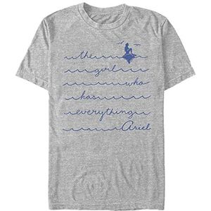 Disney The Little Mermaid - AIRLE Unisex Crew neck T-Shirt Melange grey M