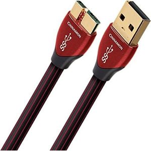 AudioQuest Bos 0,75 m Micro-USB 3.0-kabel, USB A Micro-USB B Mannelijke Adapter - Zwart (0,75m)