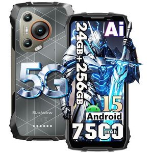 Blackview - BL7000 - Smartphone - Zwart - 5G - 24GB RAM - 256GB ROM - 6.78 inch FHD+