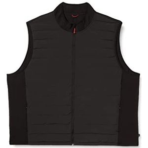 All Terrain Gear by Wrangler Men's Athletic Hybrid Vest Jacket, REAL Black, Large