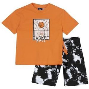 Chicco Compleet: T-shirt en korte broek trainingspak voor kinderen en jongeren, Medium geel, 12 Jaar