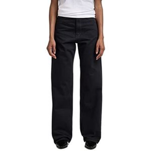 G-STAR RAW Stray Ultra High Straight Jeans voor dames, zwart (Pitch Black D182-a810), 33W x 32L