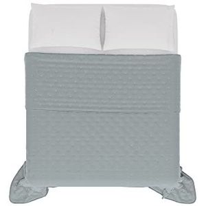 Italian Bed Linen Zomerdekbed van microvezel, CHIC, donkergrijs, tweepersoonsbed