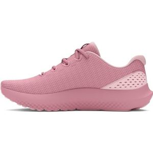 Under Armour UA W Charged Surge 4 hardloopschoen voor dames, Roze Elixer Prime Roze Roze Elixer, 43 EU