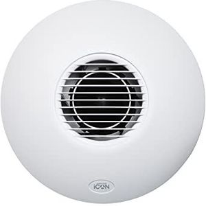 Airflow iCon60 ronde afzuigkap voor grote badkamer, bijkeuken of keuken