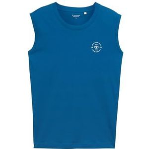 TOM TAILOR Tanktop voor heren, 28857 - Blue Petrol, XS