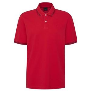 Bugatti - Poloshirt - T-shirt - Rood - Katoen
