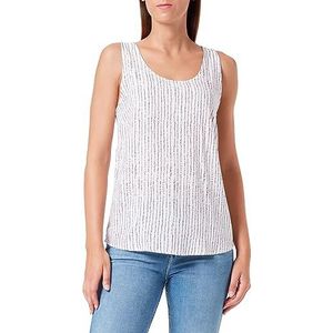 ICHI Damesblouse, 202016/Cloud Dancer Multi Stripe Aop, 34