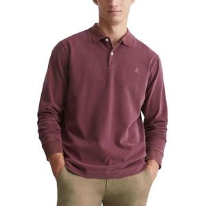 Marc O'Polo Poloshirt met lange mouwen voor heren, van biologisch katoen, regular fit, 349, XS