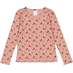 Müsli by GREEN COTTON - Shirt - Bruin - Donkerroze