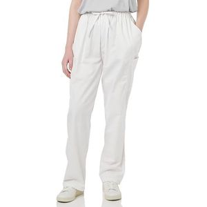 MISEMIYA - Gezondheidsbroek unisex - gezondheidsuniform medische uniformen werkbroek 8319, Wit, XS