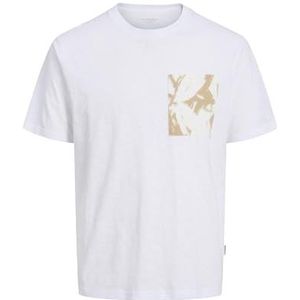 Jack & Jones - Shirt - Lichtbruin/Wit