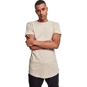 Urban Classics - Shaped Long Heren T-shirt - Creme