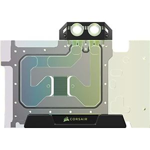 Corsair Hydro X Series XG5 RGB 3090 Ti FOUNDERS EDITION GPU-waterblok - Voor NVIDIA GeForce RTX 3090 Ti FE (Vernikkelde koperen koelplaat, Vooraf aangebrachte koelpasta en koelpads) Zwart