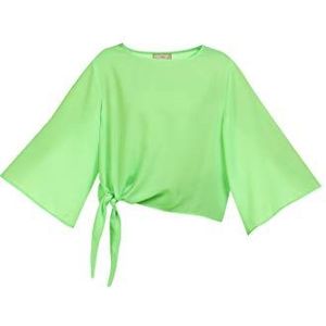 myMo Dames hemdblouse, neon groen, S, neongroen, S