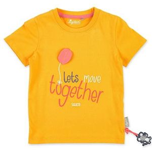 sigikid T-shirt van biologisch katoen voor mini-meisjes in de maten 98 tot 128, oranje, 128 cm