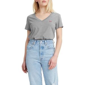 Levi's dames 2-Pack V-Neck Tee, White + & Starstruck Heather, M