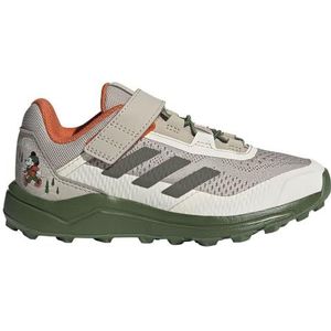adidas - TERREX Disney Agravic Flow - Hardloopschoenen - Wonder Beige / Olive Strata / Oranje