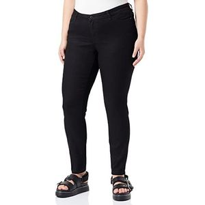 VERO MODA CURVE Vmrudy Slim Blk Jegging Curve Noos Jeans voor dames, zwart, 52W x 32L
