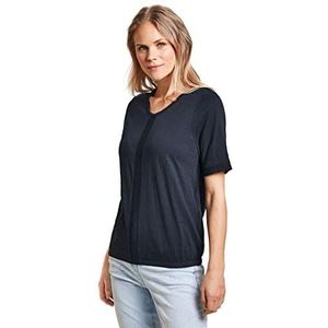 Cecil Damesshirt met korte mouwen, blauw (deep blue), XS