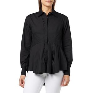 Pinko Carletto Popeline Shirt voor dames, Z99_Zwart Sedan, 44 NL
