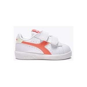 Diadora Game P Td Girl Gymschoen meisjes, Fusion Coral White, 23.5 EU