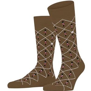 Burlington Heren Sokken Guard M So katoen gedessineerd 1 paar, Bruin Brown Sugar 5152, 40-46