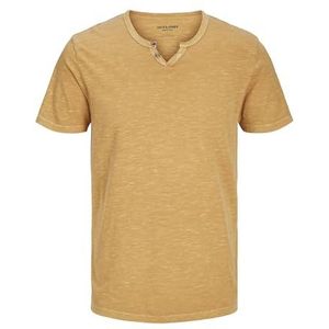 Jack & Jones JJESPLIT Neck Tee SS NOOS, honinggoud, L