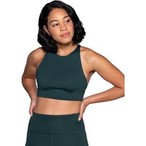 Girlfriend Collective Sports Bra, Low impact Classic Women’s Sports Bra, Cross-Back, Without padding and underwire, for Fitness, Running, Yoga, Pilates, Wellness, Training, Sizes XXS-6XL