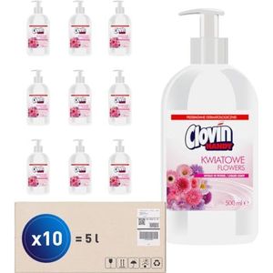 Handy Eco antibacteriële vloeibare handzeep met bloemenaroma 500 ml x 10