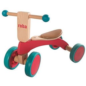 Roba Houten glijbaan, kindervoertuig van hout, peuters loopwiel/zitroller vanaf 1 jaar