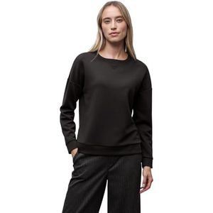 Street One Dames Shirt met geribd detail in Bruin, in size: 34