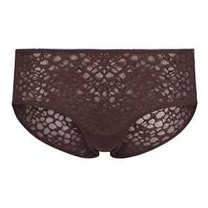Skiny Every Day In Lace Texture Hipster-broekje, Java Brown, Regular