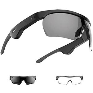 KSIX Phoenix Smart zonnebril met Bluetooth 5.1 hoofdtelefoon, waterdicht, 6,5 uur, autonomie privégeluid, sportbril, categorie 3, handsfree, dubbele lens
